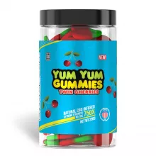Yum Yum Gummies 750mg - CBD Infused Twin Cherries