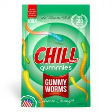 Chill Plus Gummies - CBD Infused Gummy Worms - 200mg