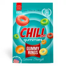 Chill Plus Gummies - CBD Infused Gummy Rings - 200mg