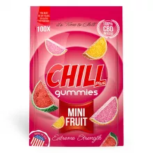 Chill Plus Gummies - CBD Infused Mini Fruits - 200mg