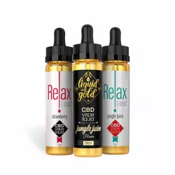 CBD Vape oils, vape liquids and vape refills from Relax and Liquid Gold are the easiest way to add CBD and flavor to your vape. Choose concentrations from 1 to 16ml CBD.