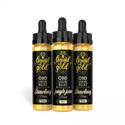 Liquid Gold CBD vape oils, vape liquids, and CBD vape additives are high quality, highly concentrated CBD vapes in fruity flavors like watermelon, strawberry and Jungle Juice.