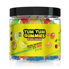 Yum Yum Gummies 1500mg - CBD Infused Sour Bears
