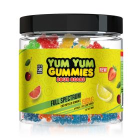 Yum Yum Gummies - CBD Full Spectrum Sour Bears - 1500mg