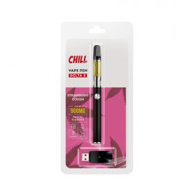 Chill Plus CBD Delta-8 - Disposable Vaping Pen - Strawberry Cough - 900mg (1ml)