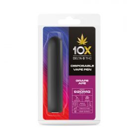 10X Delta-8 THC Disposable Vape Pen - Grape Ape - 920MG