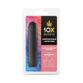 10X Delta-8 THC Disposable Vape Pen - Strawberry Cough - 920MG