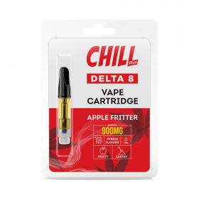 Chill Plus Delta-8 Vape Cartridge - Apple Fritter - 900mg (1ml)
