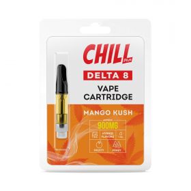 Chill Plus Delta-8 Vape Cartridge - Mango Kush - 900mg (1ml)