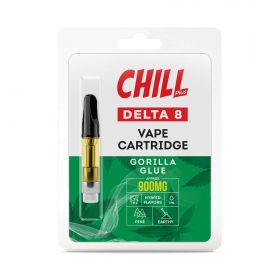 Chill Plus Delta-8 Vape Cartridge - Gorilla Glue  - 900mg (1ml)