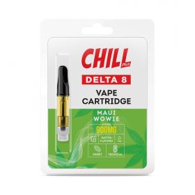 Chill Plus Delta-8 Vape Cartridge - Maui Wowie - 900mg (1ml)