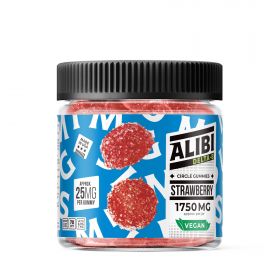 Alibi Delta-8 THC Circle Gummies - Strawberry - 1750MG