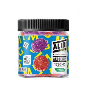 Alibi Delta-8 THC Circle Gummies - Wild Berries - 1750MG