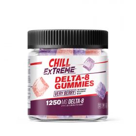 Chill Plus Extreme Delta-8 THC Gummies - Very Berry - 1250MG