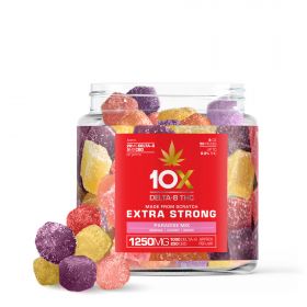 10X Delta-8 THC Extra Strong Gummies - Paradise Mix - 1250MG