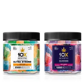 10X Delta-8 THC Gummies - 2 Pack Bundle