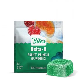 Bites Delta-8 THC Gummy - Fruit Punch - 25MG