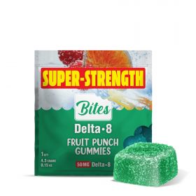 Bites Delta-8 THC Gummy - Fruit Punch - 50MG