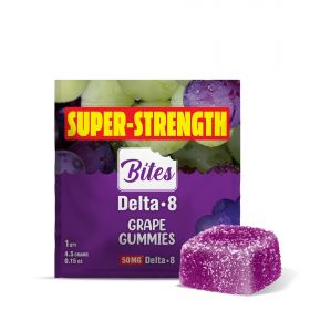 Bites Delta-8 THC Gummy - Grape - 50MG
