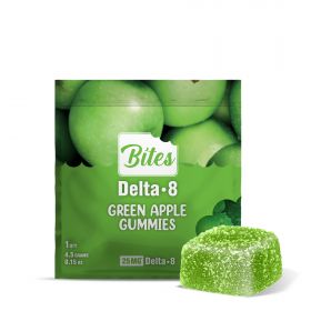 Bites Delta-8 THC Gummy - Green Apple - 25MG