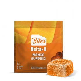 Bites Delta-8 THC Gummy - Mango - 25MG
