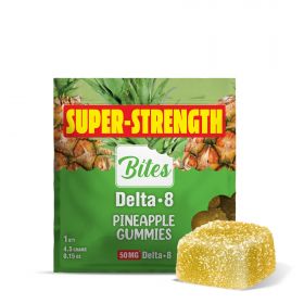 Bites Delta-8 THC Gummy - Pineapple - 50MG