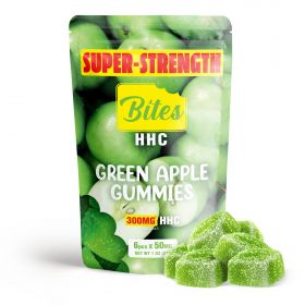 Bites HHC Gummies - Green Apple - 300MG
