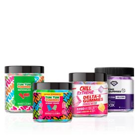 CBD Gummies Variety - 4 Pack Bundle 
