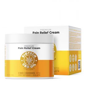 1,500mg CBD Pain Relief Cream - 4oz - Biotech CBD