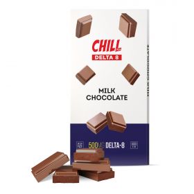 500mg Milk Chocolate Bar - Delta 8 - Chill Plus