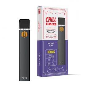 Chill Plus Delta-8 THC Disposable Vaping Pen - Grape Ape - 900mg