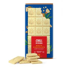 Chill Plus Delta-8 THC Premium Belgium White Chocolate With Caramel - 500MG