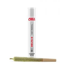1g Cherry Wine Pre-Roll with Kief - 90mg Delta 8 THC - Chill Plus - 1 Joint