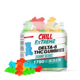 Chill Plus Extreme Delta-8 THC Gummies - Gummy Bears - 1750MG