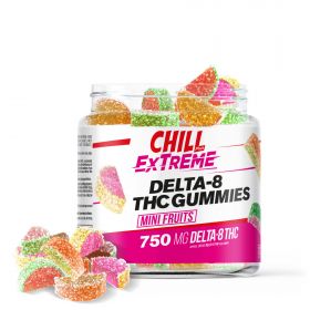 Chill Plus Extreme Delta-8 THC Gummies - Mini Fruits - 750MG