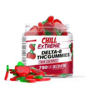Chill Plus Extreme Delta-8 THC Gummies - Twin Cherries - 750MG