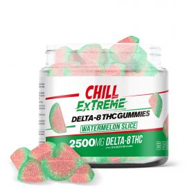 Chill Plus Extreme Delta-8 THC Gummies - Watermelon Slice - 2500MG