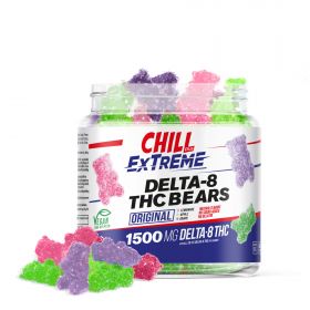 Chill Plus Extreme Delta-8 THC Vegan Gummy Bears - Original - 1500mg