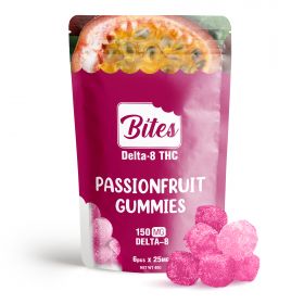 Delta-8 Bites - Passion Fruit Gummies - 150mg