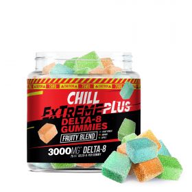 Fruity Blend Gummies - Delta 8 - Chill Extreme Plus - 3000MG