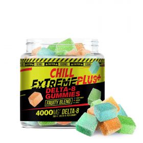 Fruity Blend Gummies - Delta 8 - Chill Extreme Plus - 4000MG