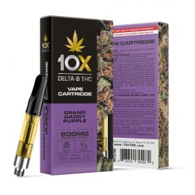 Grand Daddy Purple Cartridge - Delta 8 THC - 10X - 900mg
