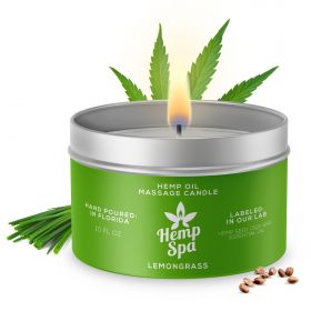Hemp Spa Hemp Oil Massage Candle - Lemongrass