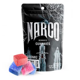 Narco Berries Gummies - Delta 9, Delta 8, Delta 10 Blend - Pure Blanco  - 600MG