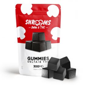 25mg D8, Mushroom Gummy Pouch - Shrooms