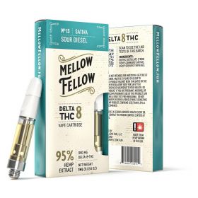 Sour Diesel Cartridge - Delta 8 THC - Mellow Fellow - Sativa - 950MG