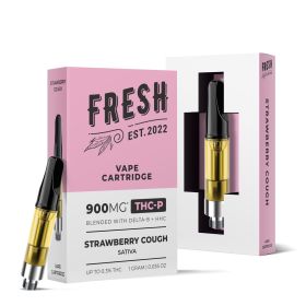 Strawberry Cough Cartridge - THCP - Fresh - 900mg