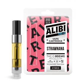 Strawnana Cartridge - THC O - Alibi - 800mg