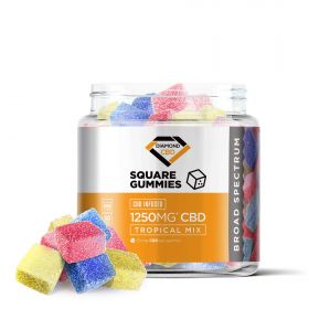 Tropical Mix Gummies - Broad Spectrum CBD - Diamond CBD - 1250mg