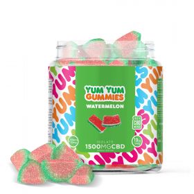 Yum Yum Gummies - CBD Isolate Watermelon - 1500MG